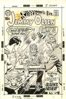 Jimmy Olsen Issue 124 Page cover Comic Art